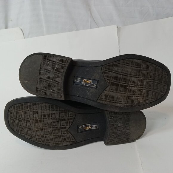 Dockers ACS Air Cushioned System Mens US 10.5 M Leather Shoes Loafers Black - Picture 14 of 14